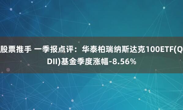 股票推手 一季报点评：华泰柏瑞纳斯达克100ETF(QDII)基金季度涨幅-8.56%